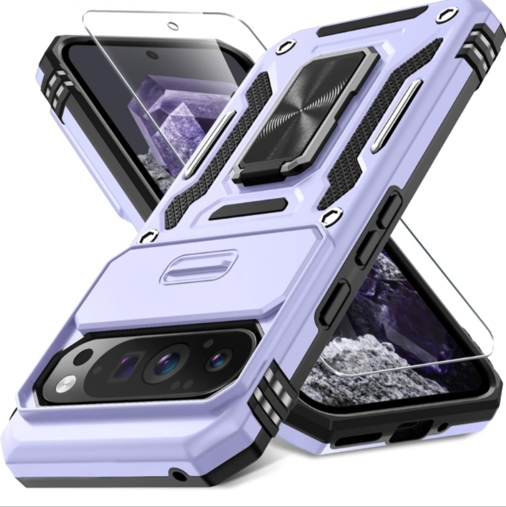 DEERLAMN Protective Cover Case for Google Pixel 9 Pro XL Light Purple (EUC)